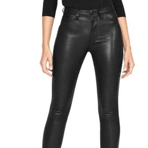 NEW Hudson Barbara High-Rise Super Skinny Leather